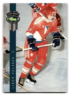 1992 Classic Four Sport #181 Libor Polasek - Hockey Card Single
