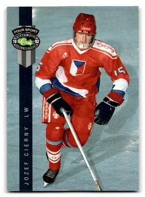 1992 Classic Four Sport #182 Jozef Cierny - Hockey Card Single
