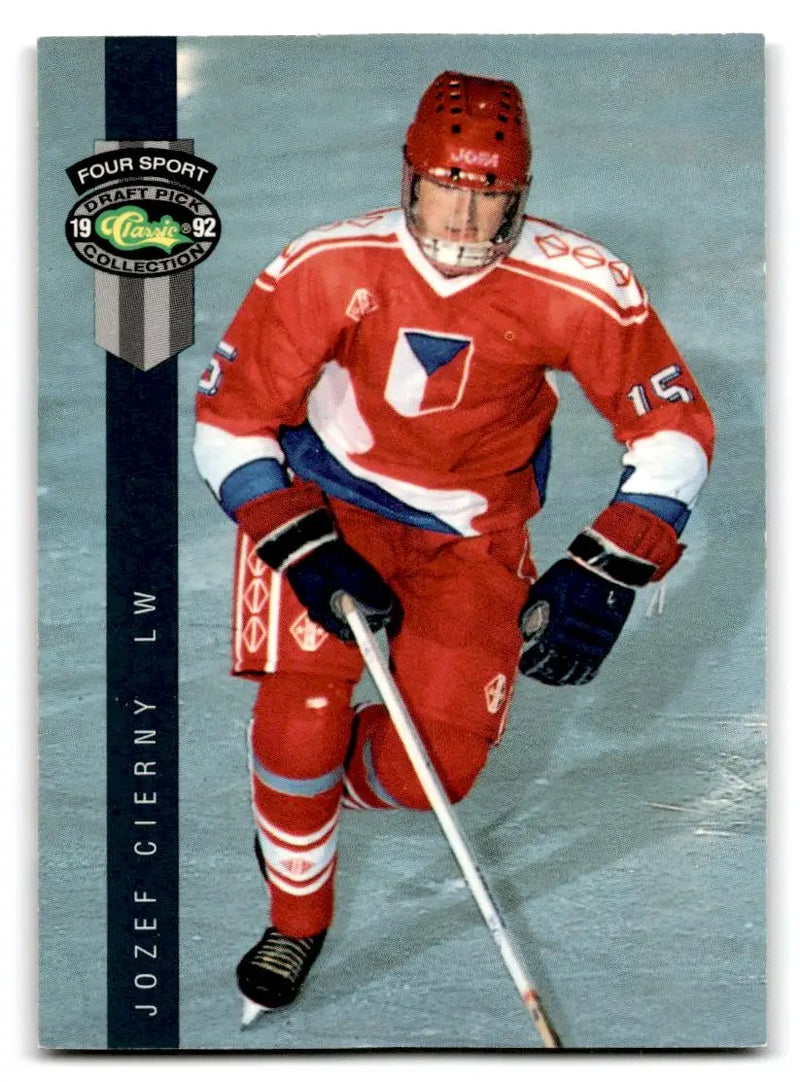 1992 Classic Four Sport #182 Jozef Cierny - Hockey Card Single