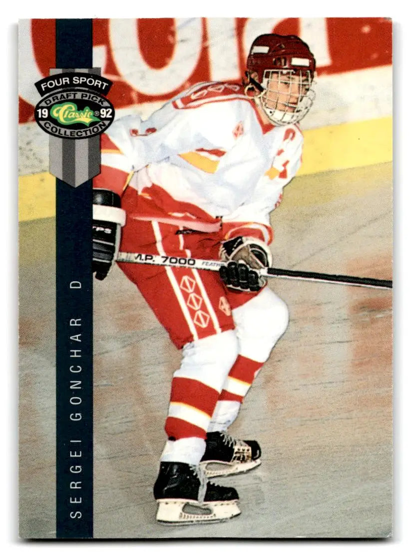 1992 Classic Four Sport #184 Sergei Gonchar - Hockey Card Single