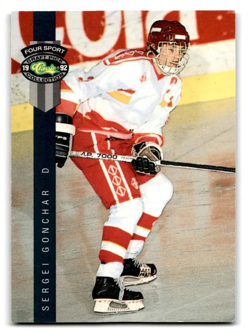 1992 Classic Four Sport #184 Sergei Gonchar - Hockey Card Single