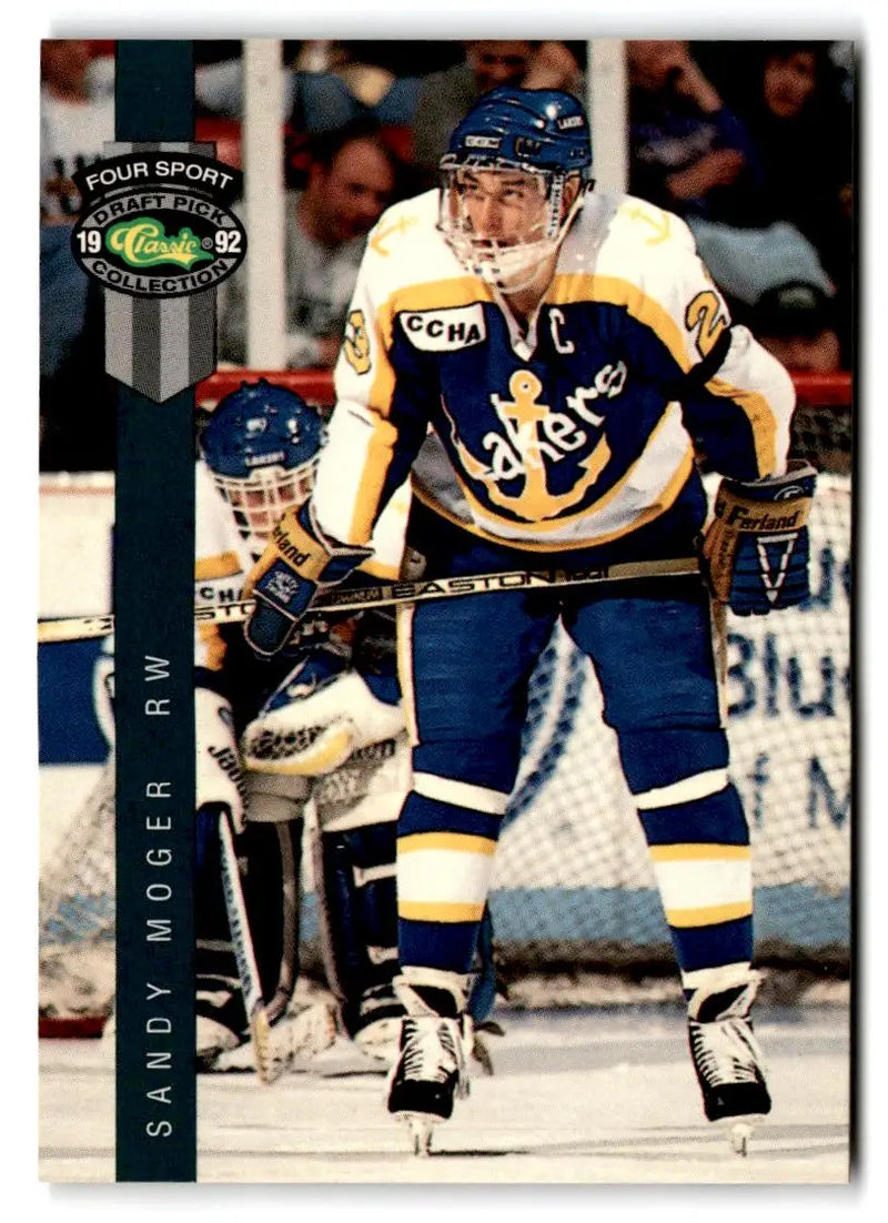 1992 Classic Four Sport #192 Sandy Moger - Hockey Card Single
