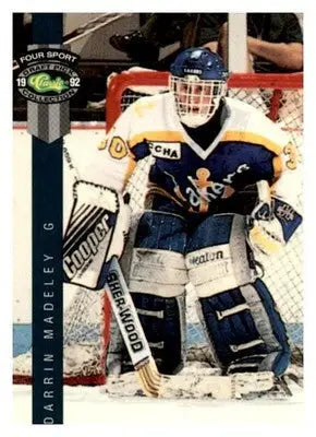 1992 Classic Four Sport #193 Darrin Madeley - Hockey Card Single