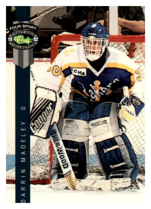 1992 Classic Four Sport #193 Darrin Madeley - Hockey Card Single