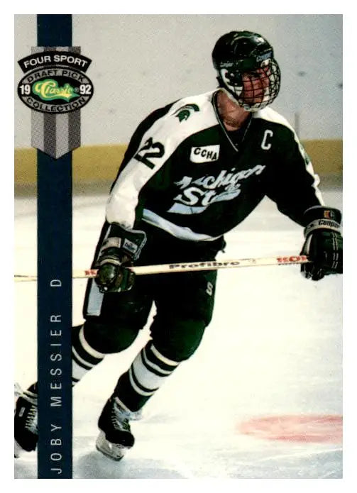 1992 Classic Four Sport #196 Joby Messier - Hockey Card Single