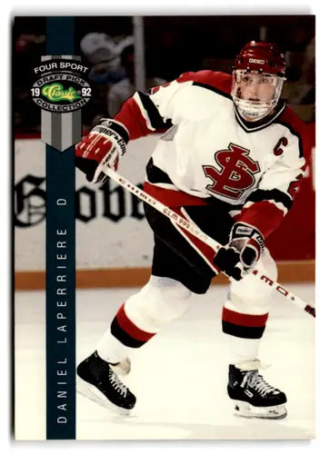 Daniel Laperriere hockey card from 1992 Classic Four Sport collection in Near Mint condition