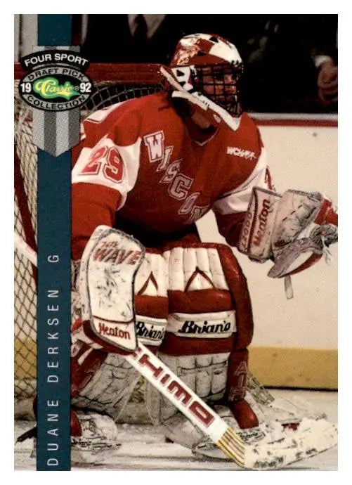 1992 Classic Four Sport #208 Duane Derksen - Hockey Card Single