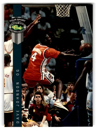 1992 Classic Four Sport #21 Dave Johnson EX/NM ID:67853 - Baseball Card Single