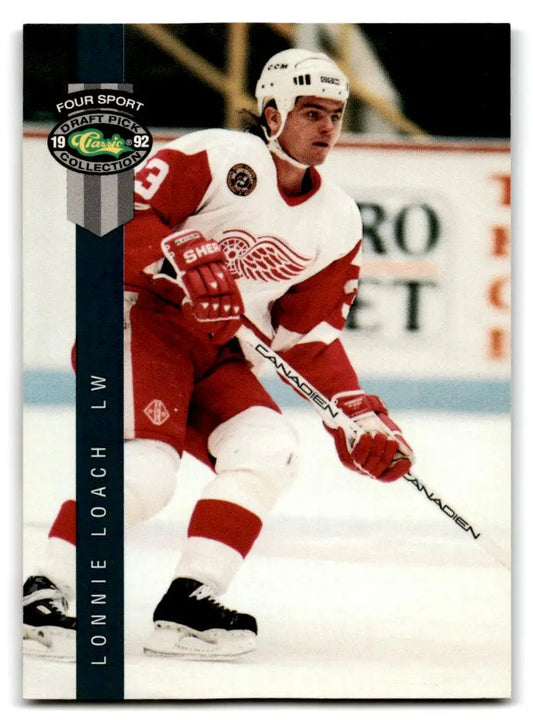 1992 Classic Four Sport #210 Lonnie Loach - Hockey Card Single