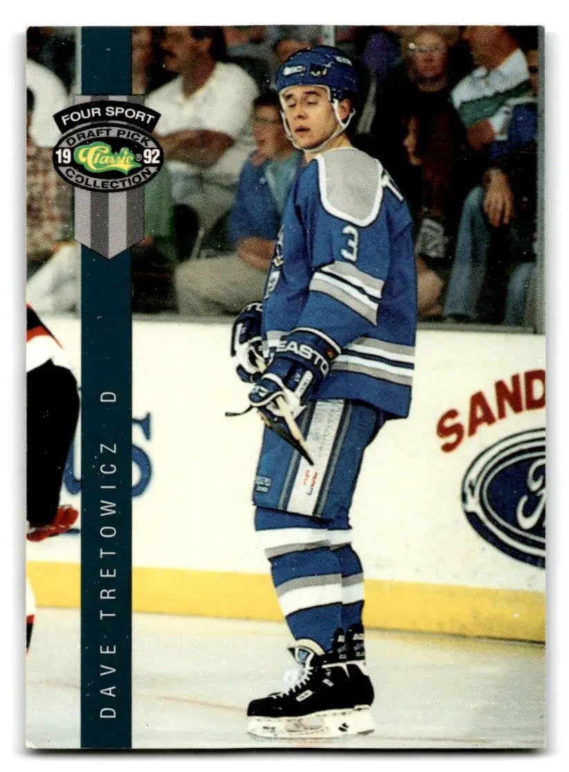 1992 Classic Four Sport #218 Dave Tretowicz - Hockey Card Single