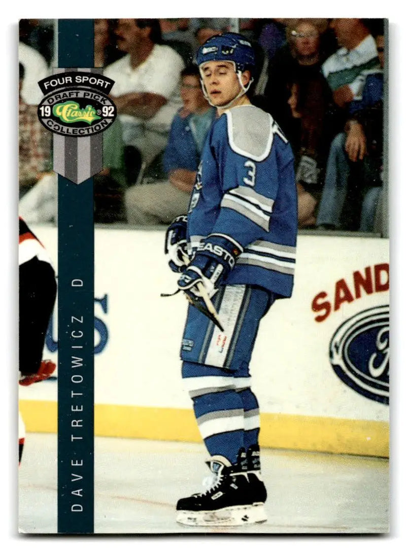 1992 Classic Four Sport #218 Dave Tretowicz - Hockey Card Single