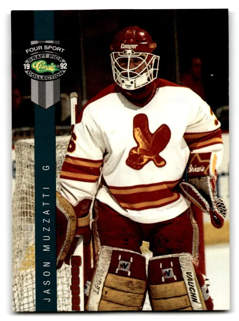 1992 Classic Four Sport #221 Jason Muzzatti - Hockey Card Single