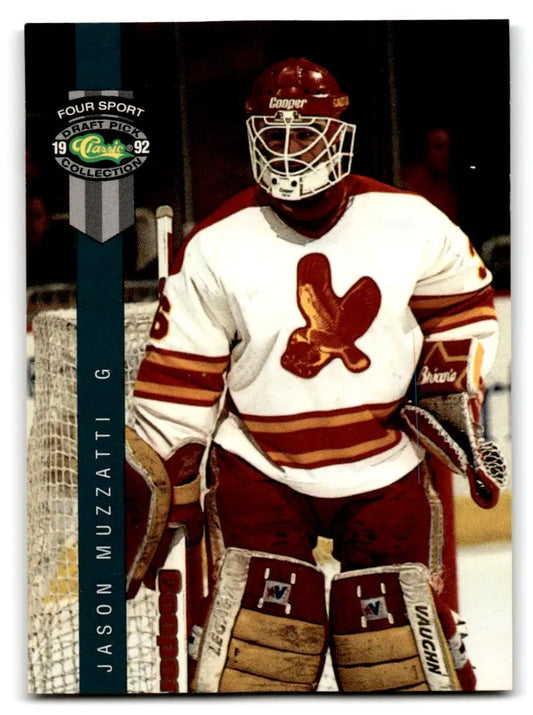 1992 Classic Four Sport #221 Jason Muzzatti - Hockey Card Single