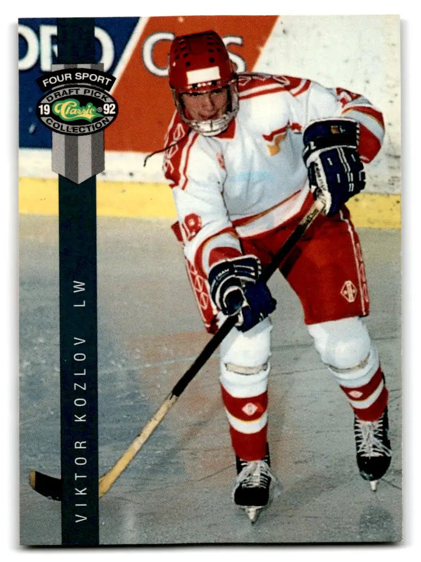 1992 Classic Four Sport #225 Viktor Kozlov - Hockey Card Single