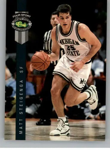 1992 Classic Four Sport #29 Matt Steigenga NM-MT Bulls ID:45783 - Basketball Card Single