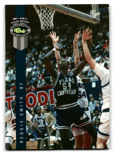 Basketball trading card from 1992 Classic Four Sport series featuring Reggie Smith