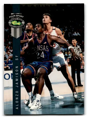 Alonzo Jamison basketball card from 1992 Classic Four Sport collection