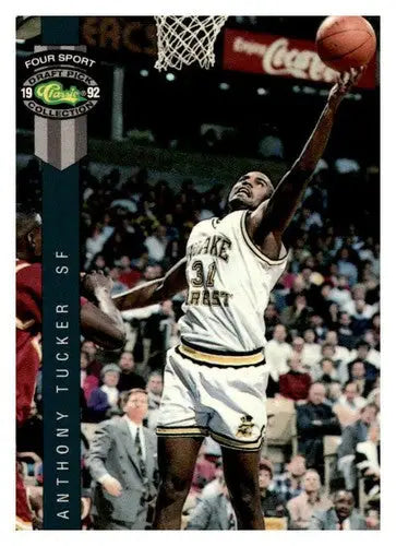1992 Classic Four Sport #35 Anthony Tucker NM Near Mint - Basketball Card Single