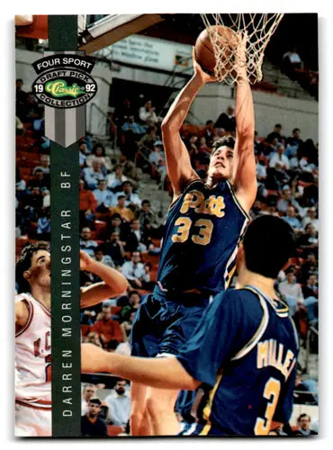Basketball trading card from 1992 Classic Four Sport featuring Darren Morningstar Celtics