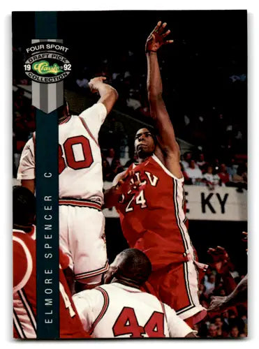 Original gloss 1992 Classic Four Sport Elmore Spencer Clippers basketball card
