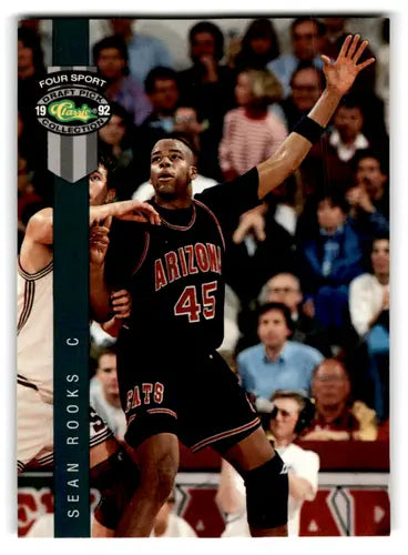 Original gloss 1992 Classic Four Sport Sean Rooks Mavericks basketball card
