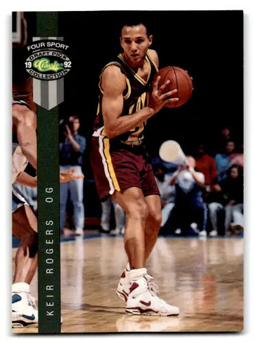 Basketball trading card from 1992 Classic Four Sport set featuring Keir Rogers in EX/NM condition