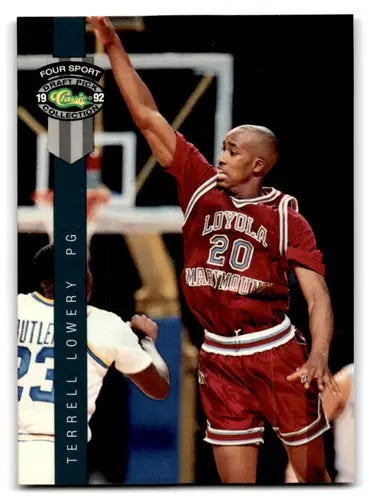 Original gloss of a Basketball trading card from 1992 Classic Four Sport series