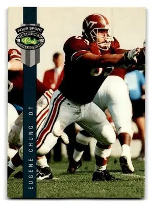 1992 Classic Four Sport #80 Eugene Chung - Football Card Single