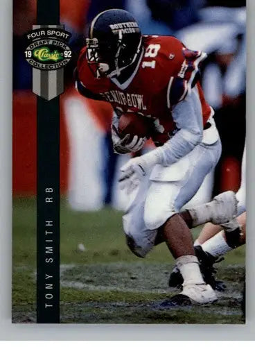 1992 Classic Four Sport #87 Tony Smith NM Near Mint Falcons ID:74333 - Football Card Single