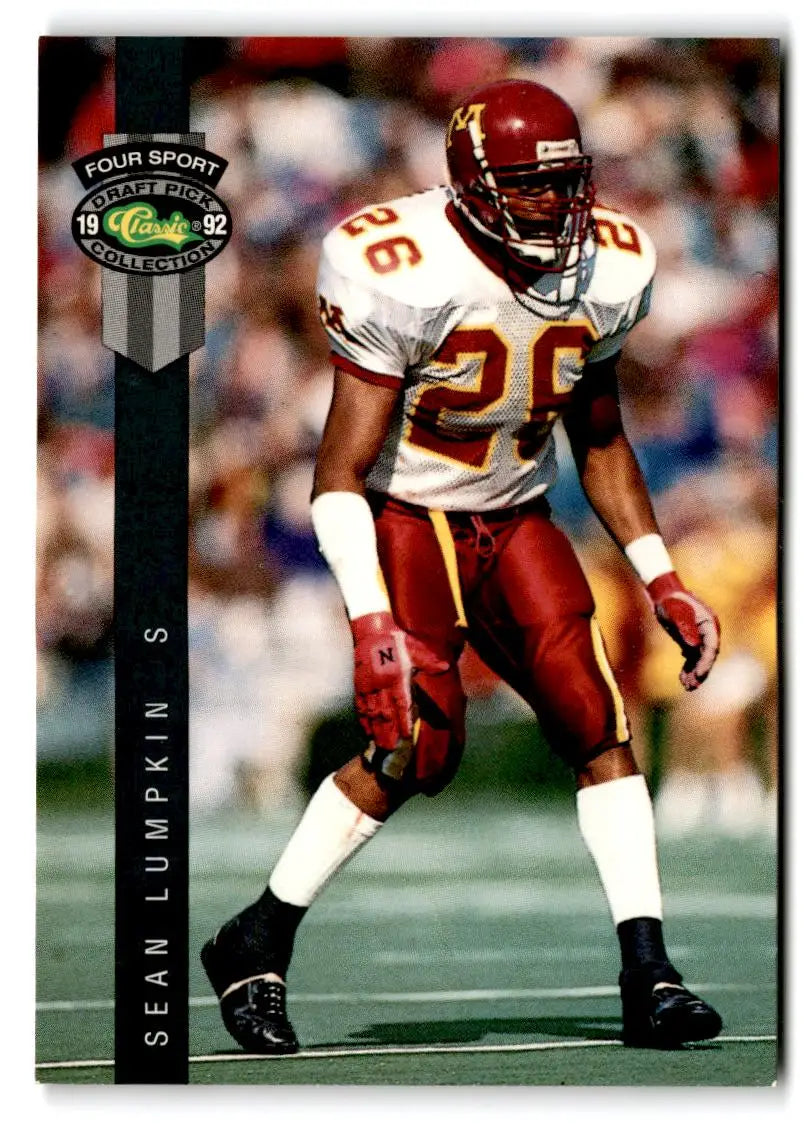 1992 Classic Four Sport #99 Sean Lumpkin - Football Card Single