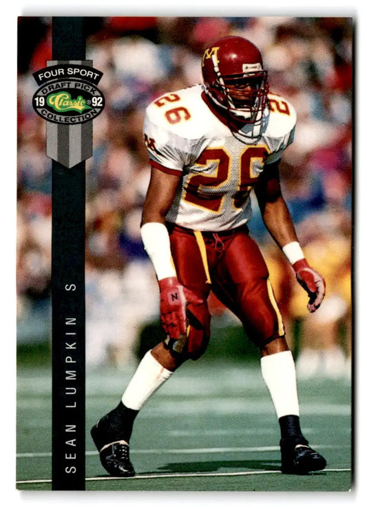 1992 Classic Four Sport #99 Sean Lumpkin - Football Card Single