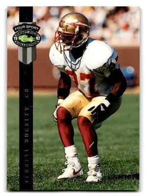 1992 Classic Four Sport #BC15 Terrell Buckley Bonus Cards - Football Card Single