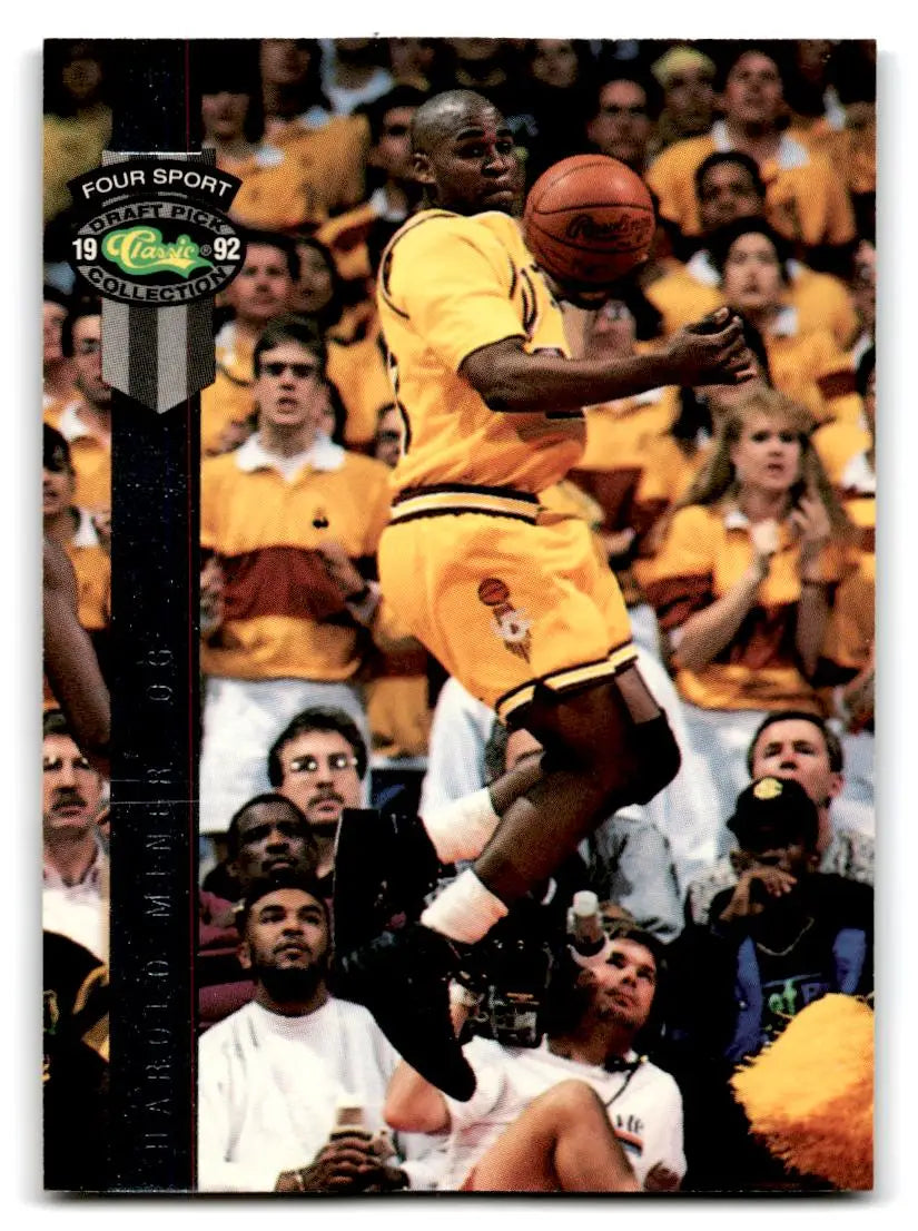 1992 Classic Four Sport #BC6 Harold Miner Bonus Cards - Basketball Card Single