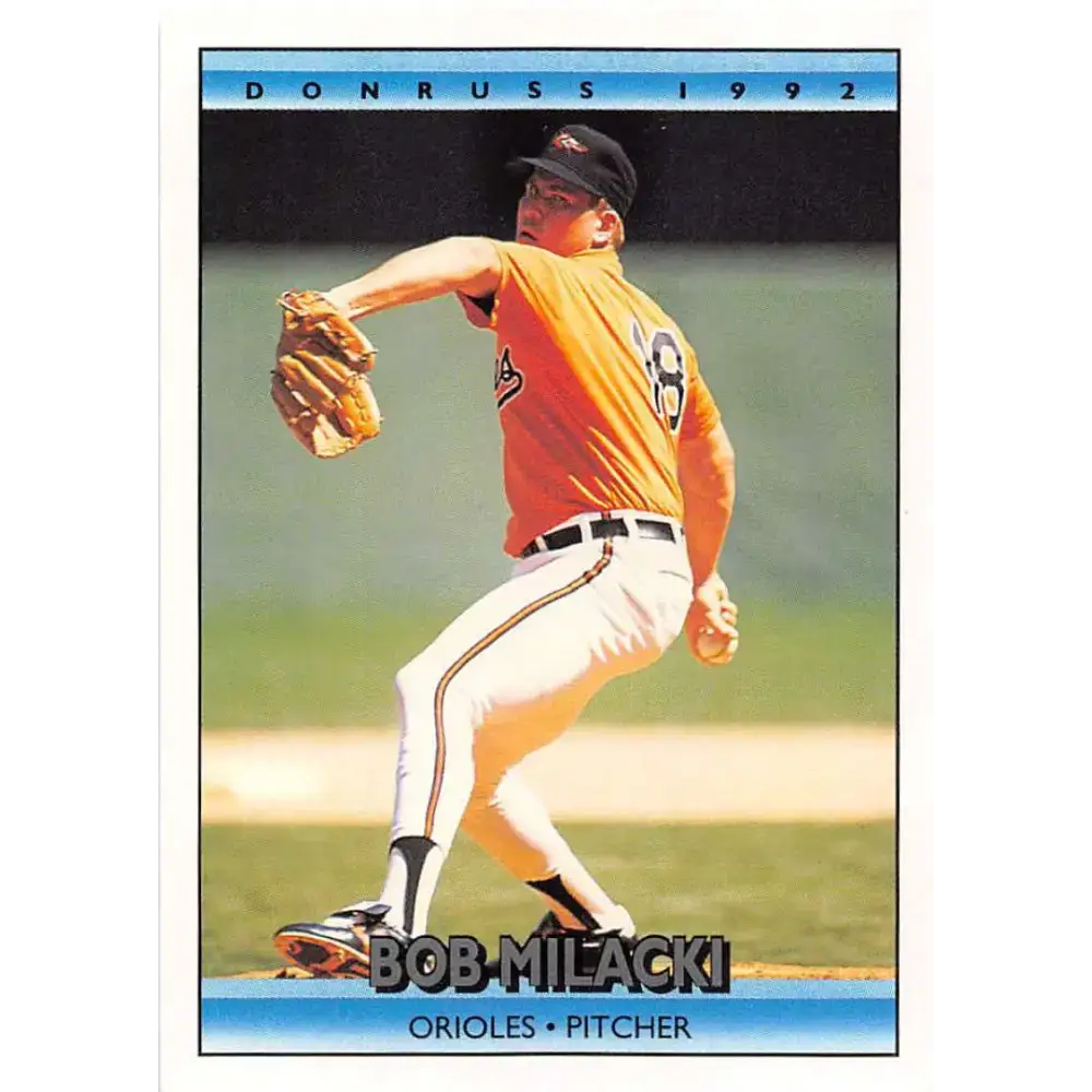 1992 Donruss #101 Bob Milacki NM-MT Baltimore Orioles Baseball Card - Baseball Card Single