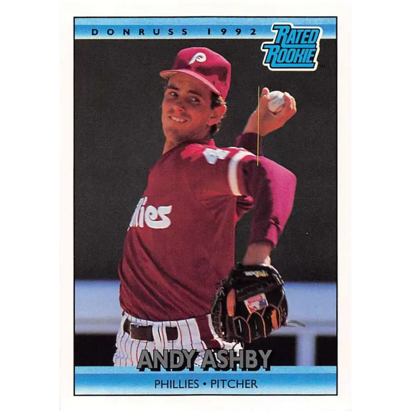 1992 Donruss #11 Andy Ashby RR NM-MT Philadelphia Phillies Baseball Card - Baseball Card Single