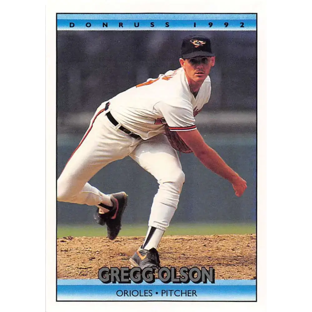 1992 Donruss #110 Gregg Olson NM-MT Baltimore Orioles Baseball Card - Baseball Card Single