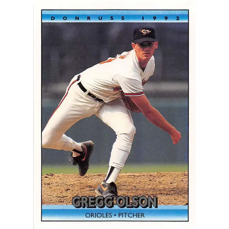 1992 Donruss #110 Gregg Olson NM-MT Baltimore Orioles Baseball Card - Baseball Card Single