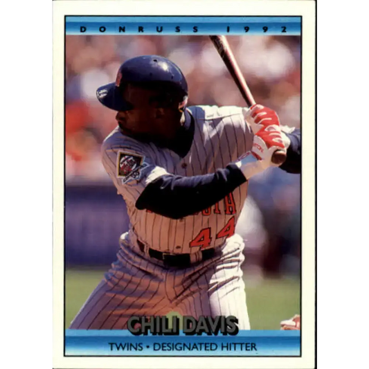 1992 Donruss #115 Chili Davis NM-MT Minnesota Twins Baseball Card - Baseball Card Single