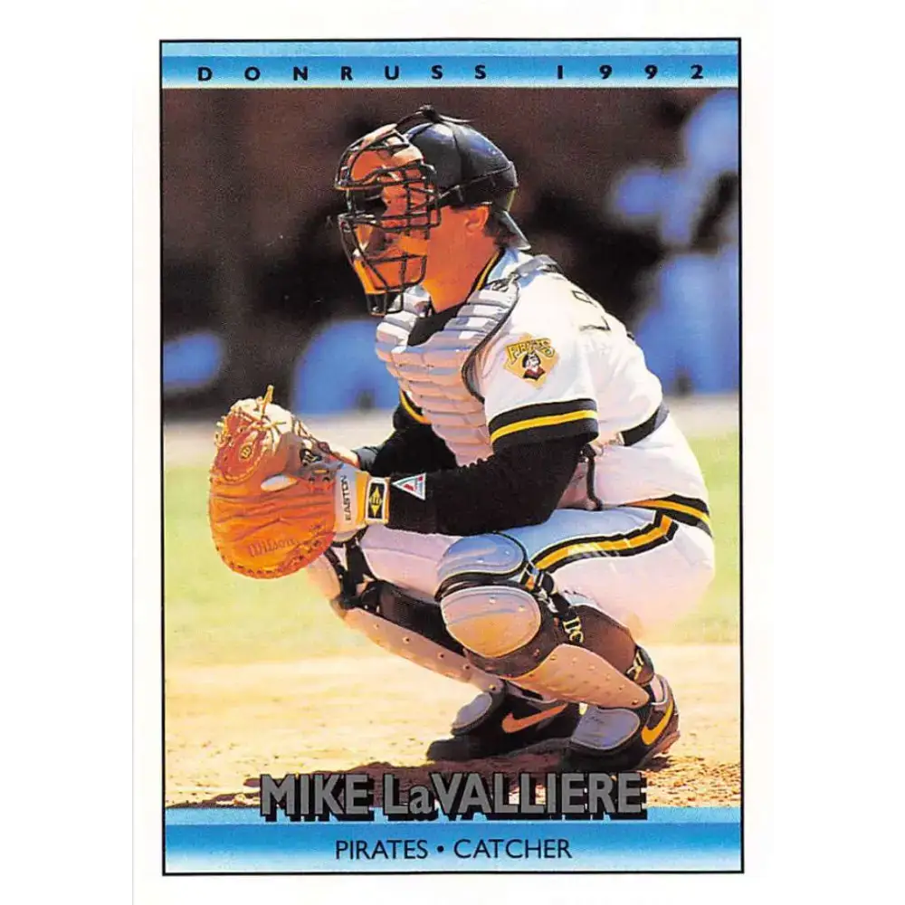 1992 Donruss #121 Mike LaValliere NM-MT Pittsburgh Pirates Baseball Card - Baseball Card Single