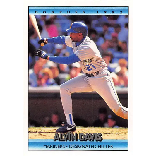 1992 Donruss #124 Alvin Davis NM-MT Seattle Mariners Baseball Card - Baseball Card Single