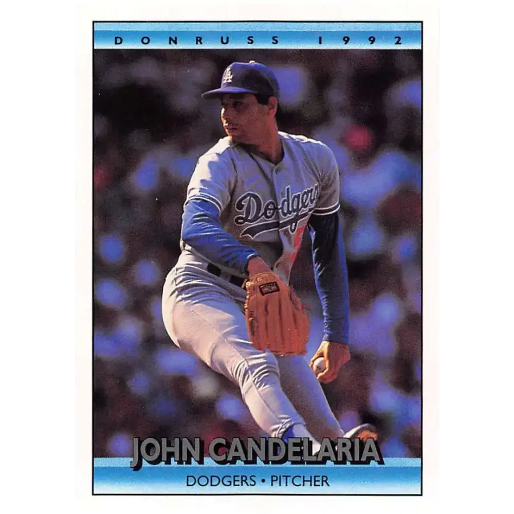 1992 Donruss #125 John Candelaria NM-MT Los Angeles Dodgers Baseball Card - Baseball Card Single