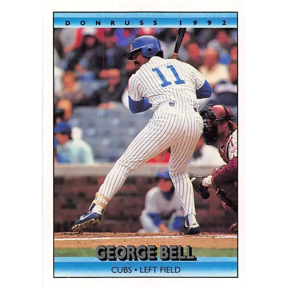 1992 Donruss #127 George Bell NM-MT Chicago Cubs Baseball Card - Baseball Card Single