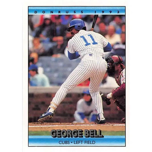 1992 Donruss #127 George Bell NM-MT Chicago Cubs Baseball Card - Baseball Card Single