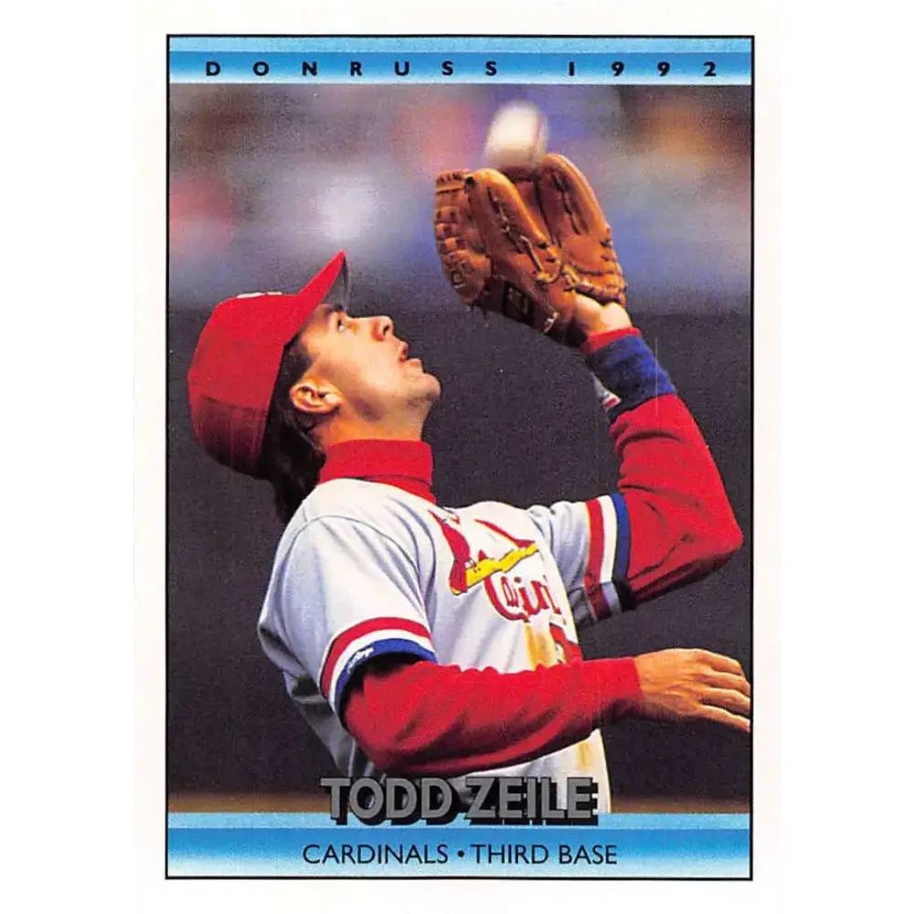 1992 Donruss #132 Todd Zeile NM-MT St. Louis Cardinals Baseball Card - Baseball Card Single