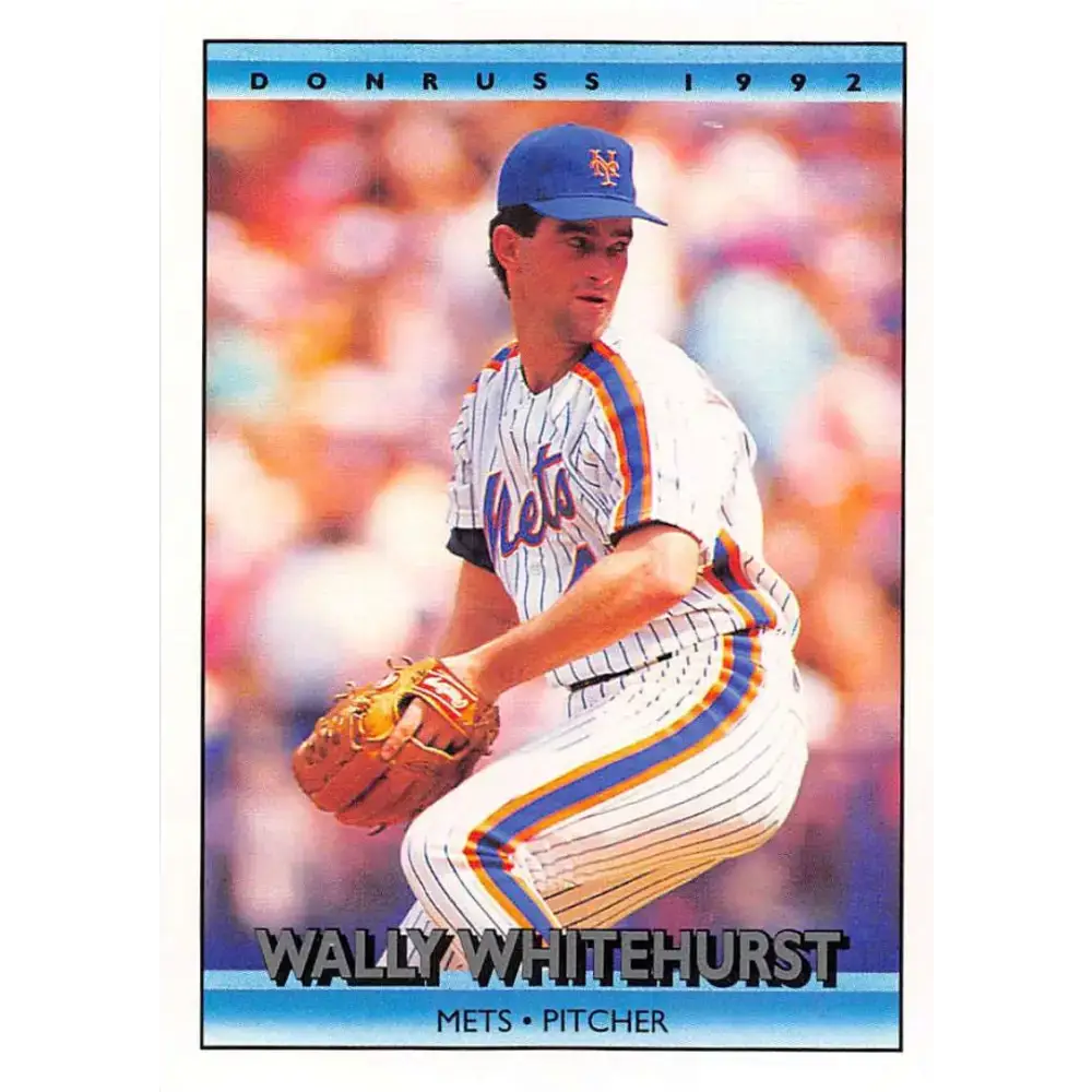 1992 Donruss #134 Wally Whitehurst NM-MT New York Mets Baseball Card - Baseball Card Single