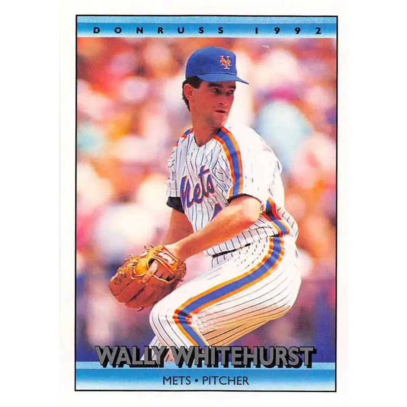 1992 Donruss #134 Wally Whitehurst NM-MT New York Mets Baseball Card - Baseball Card Single