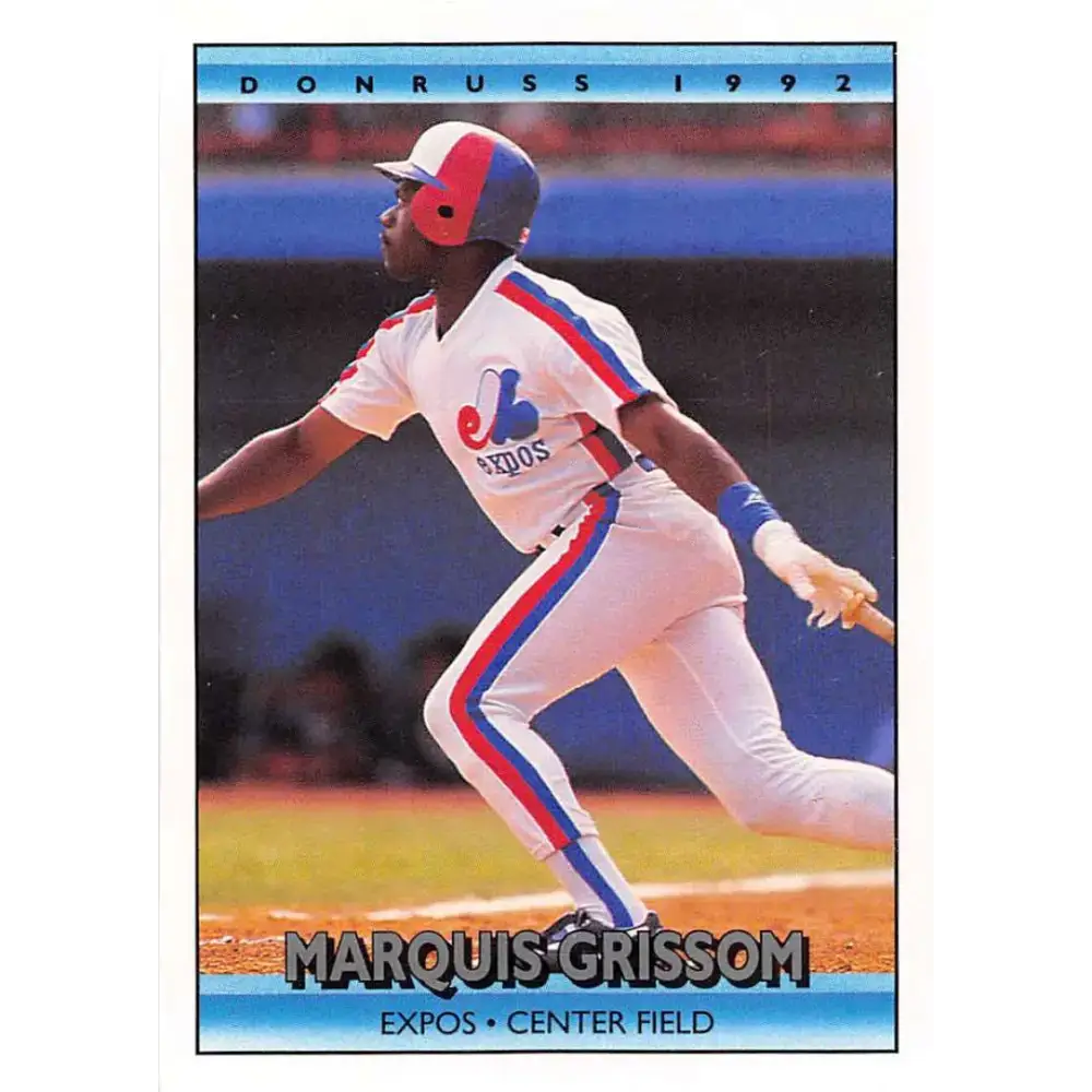 1992 Donruss #137 Marquis Grissom NM-MT Montreal Expos Baseball Card - Baseball Card Single