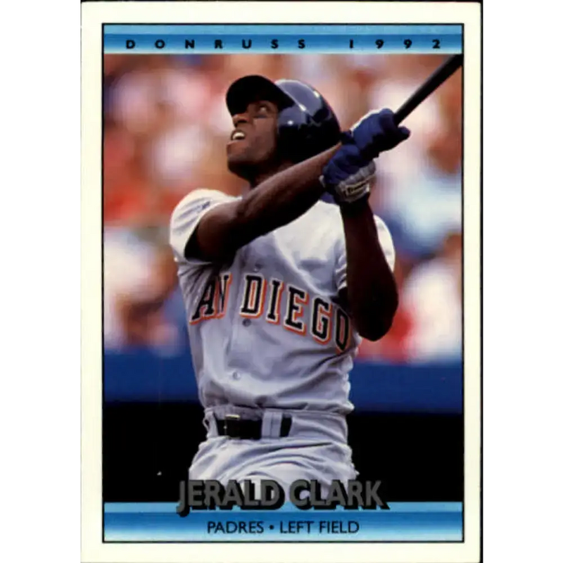 1992 Donruss #144 Jerald Clark NM-MT San Diego Padres Baseball Card - Baseball Card Single