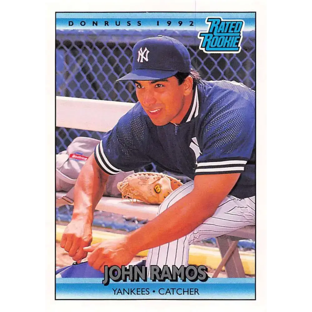 1992 Donruss #15 John Ramos RR NM-MT New York Yankees Baseball Card - Baseball Card Single