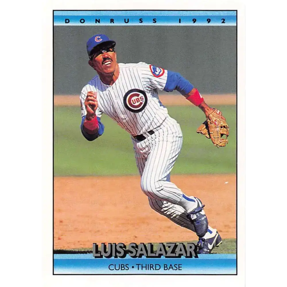 1992 Donruss #152 Luis Salazar NM-MT Chicago Cubs Baseball Card - Baseball Card Single